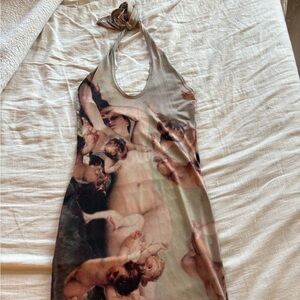 Fashion Nova Artistic Print Chemise